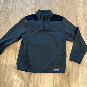 Vineyard Vines performance fleece lined half zip medium